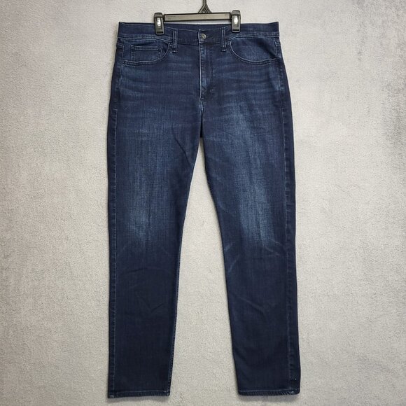 Rag & Bone Jeans Men's 34x32 RB 2 Slim Fit Blue Stretch Denim Tailored Leg